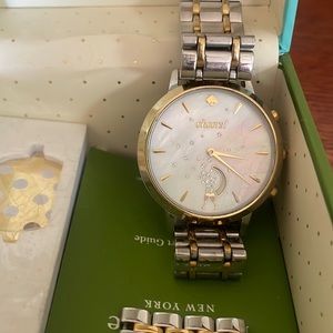 Kate spade smart watch. Two toned.
